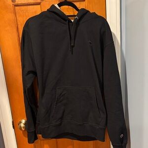 Champion Men's Black Pullover Hoodie